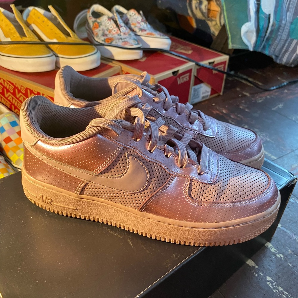Nike purple air forces